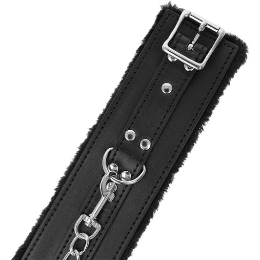 Darkness Bondage Darkness - Black Lined Bdsm Handcuffs