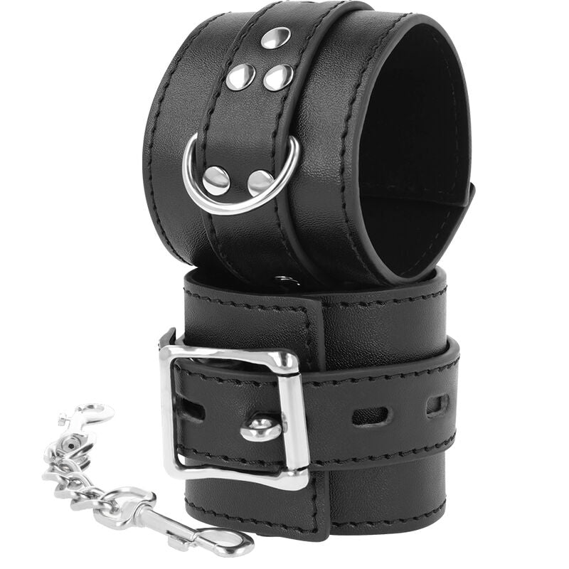 Darkness Bondage Darkness - Black Leather Handcuffs