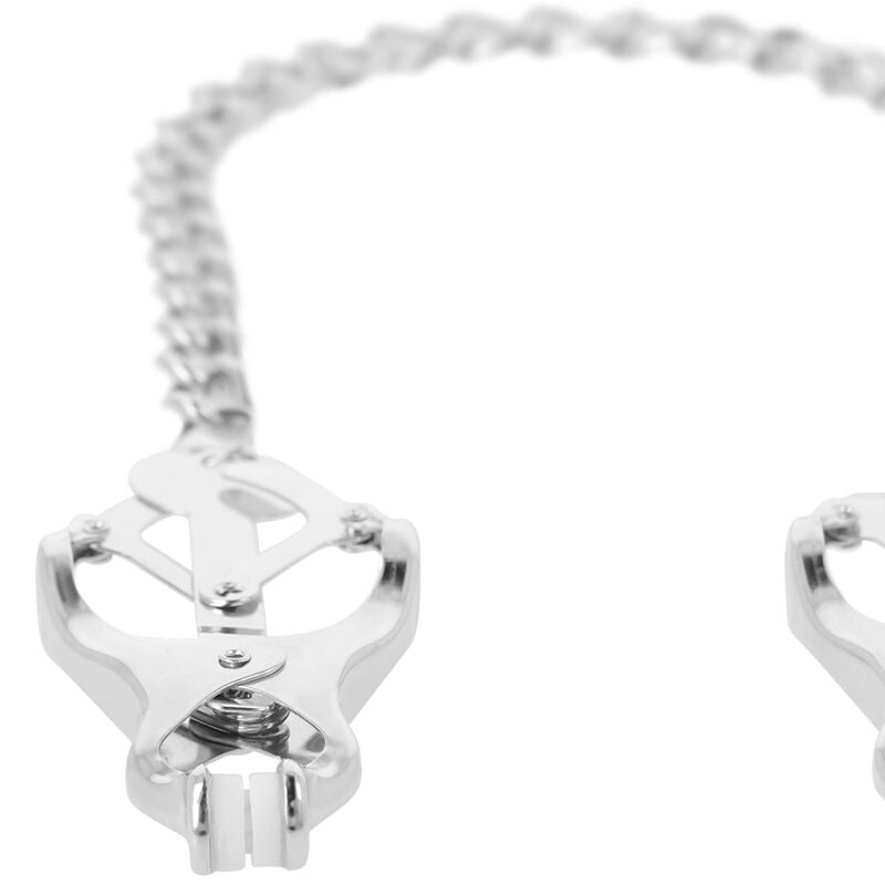 Darkness Bondage Darkness - Metal Nipple Clamp With Chain