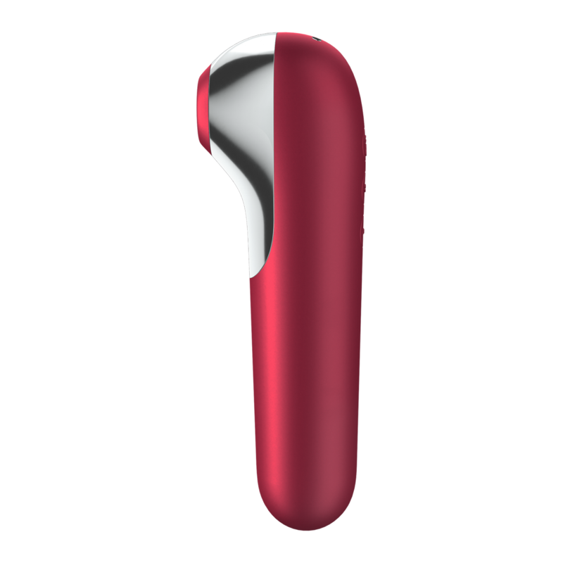 Satisfyer Connect Satisfyer - Dual Love Vibrator And Suctioner With Pulsed Air Red
