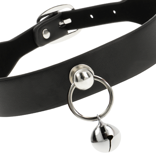 Coquette Accessories Coquette Chic Desire - Vegan Leather Necklace Woman Accessory Rattle/Hoop