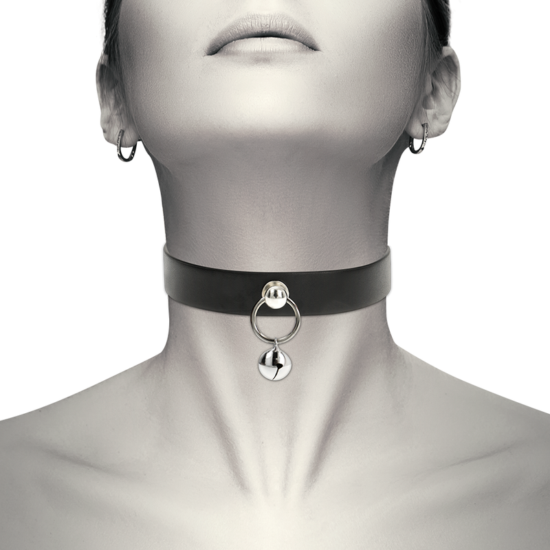 Coquette Accessories Coquette Chic Desire - Vegan Leather Necklace Woman Accessory Rattle/Hoop