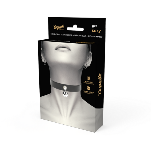 Coquette Accessories Coquette Chic Desire - Vegan Leather Necklace Woman Rattle Accessory