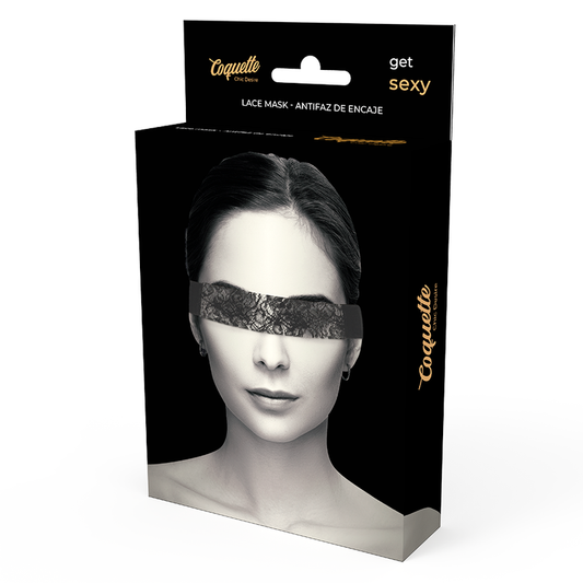 Coquette Accessories Coquette Chic Desire - Lace Mask Black