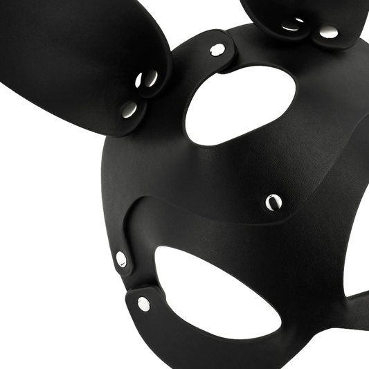 Coquette Accessories Coquette Chic Desire - Vegan Leather Mask With Bunny Ears