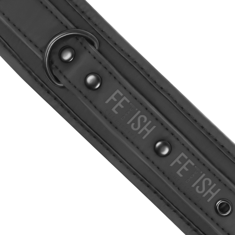 Fetish Submissive Bondage Fetish Submissive - Vegan Leather Ankle Cuffs With Noprene Lining
