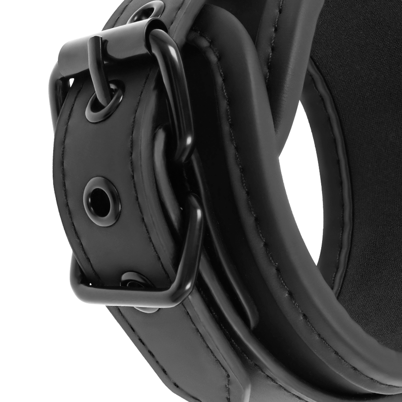 Fetish Submissive Bondage Fetish Submissive - Noprene Lining Handcuffs With Handle
