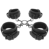 Fetish Submissive Bondage Fetish Submissive - Set Of Hand And Ankle Handcuffs With Noprene Lining