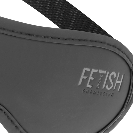 Fetish Submissive Bondage Fetish Submissive - Vegan Leather Mask Ii With Noprene Lining