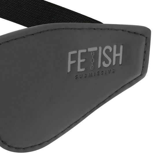Fetish Submissive Bondage Fetish Submissive - Vegan Leather Mask With Noprene Lining