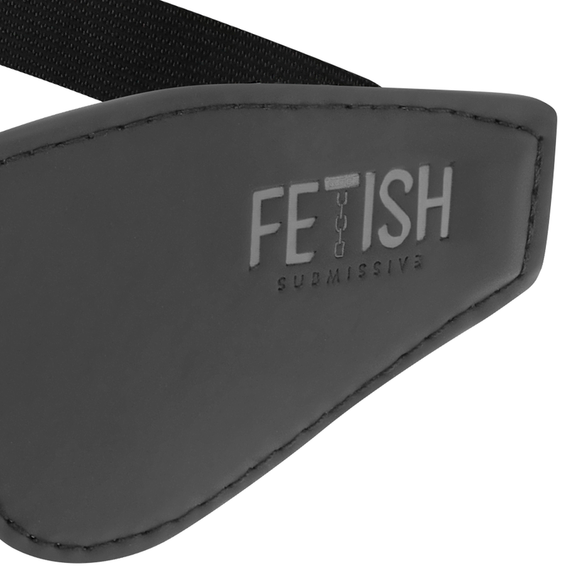 Fetish Submissive Bondage Fetish Submissive - Vegan Leather Mask With Noprene Lining