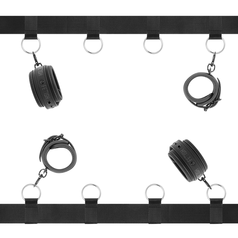Fetish Submissive Bondage Fetish Submissive - Luxury Bed Ties Set With Noprene Lining