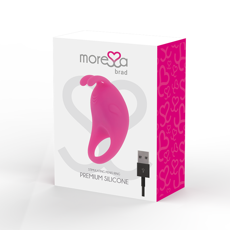 Moressa Brad Premium Silicone Rechargeable Pink