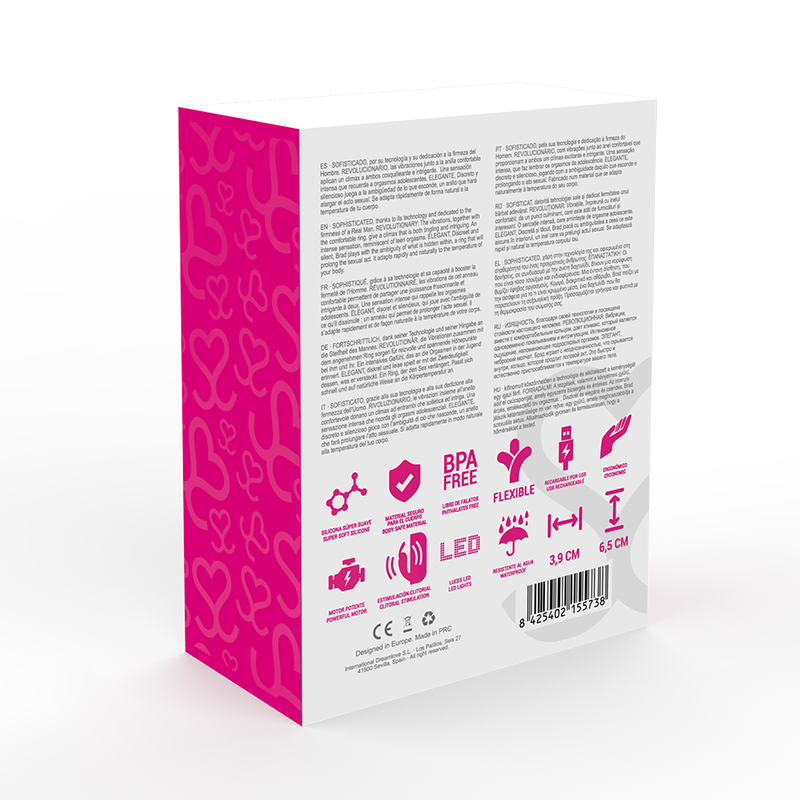 Moressa Brad Premium Silicone Rechargeable Pink