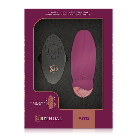 Rithual Sita Egg Remote Control Bead Rotation + Vibration