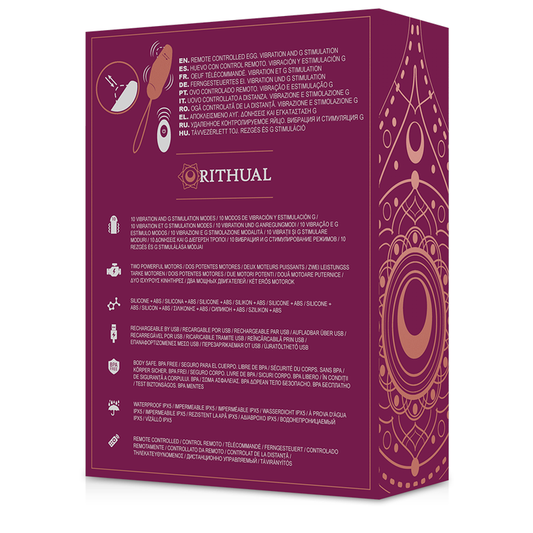 Rithual Priya Egg Remote Control G-Spot + Vibration