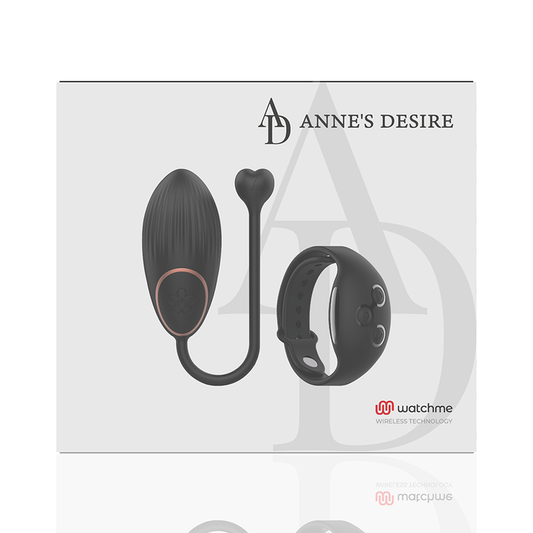 Anne´s Desire Anne's Desire - Egg Remote Control Technology Watchme Black