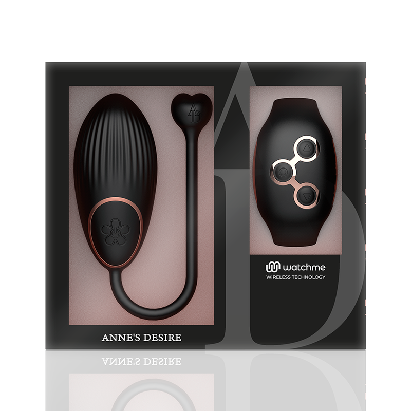 Anne´s Desire Anne's Desire - Egg Remote Control Technology Watchme Black/Gold