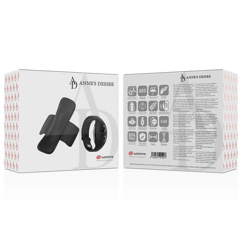 Anne´s Desire Anne's Desire - Panty Pleasure Tecnolog A Watchme Black