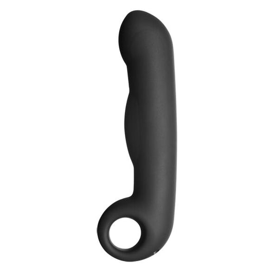 Electrastim Ovid Silicone Black Dildo
