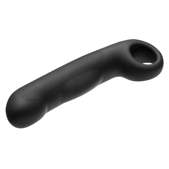 Electrastim Ovid Silicone Black Dildo