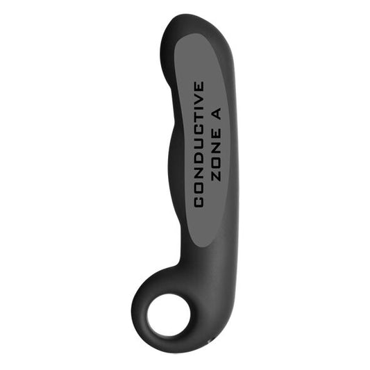 Electrastim Ovid Silicone Black Dildo