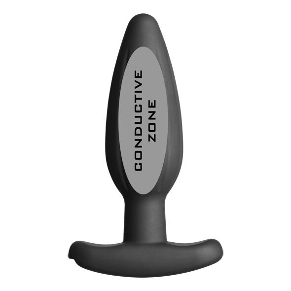 Electrastim Silicone Black Rocker Butt Plug Medium