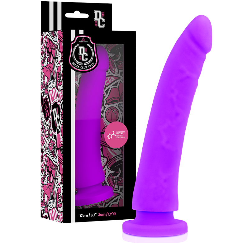 Deltaclub Delta Club - Toys Lilac Dildo Medical Silicone 17 Cm -O- 3 Cm