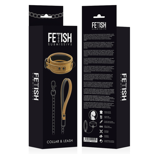 Fetish Submissive Origin Fetish Submissive Origen - Neoprene Lined Necklace With Chain