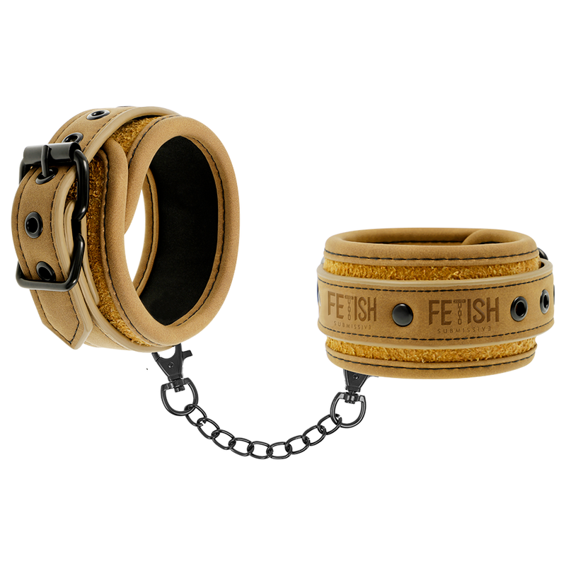 Fetish Submissive Origin Fetish Submissive Origen - Vegan Leather Handcuffs With Neoprene Lining