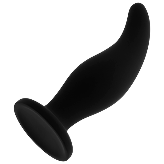 Ohmama Curved Silicone Anal Plug P-Point 12 Cm