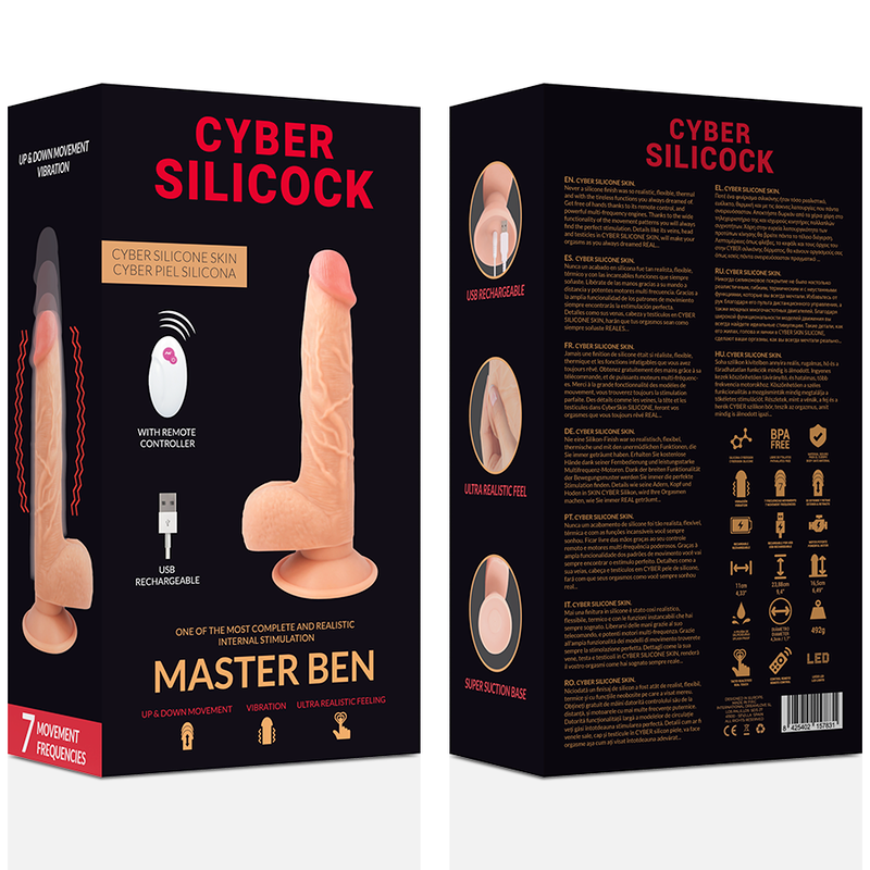 Cyber Silicock Remote Control Realistic Master Ben 23.88 Cm -O- 4.3 Cm