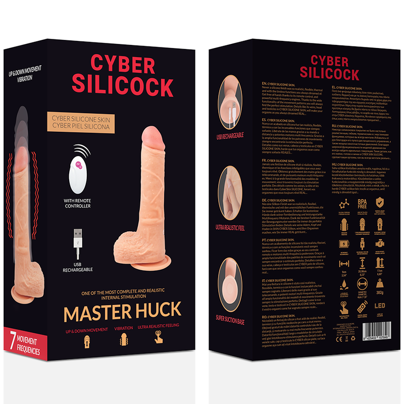Cyber Silicock Remote Control Realistic Master Huck 20.9 Cm -O- 4 Cm