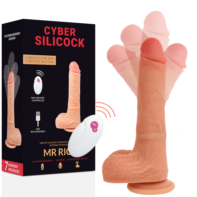 Cyber Silicock Remote Control Realistic Mr Rick 20.9 Cm -O- 4 Cm