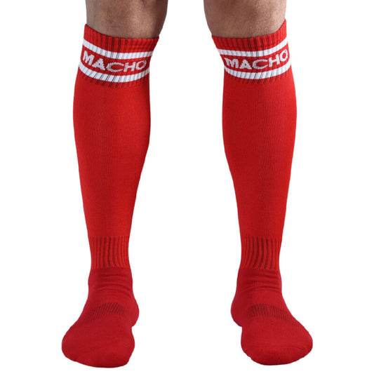 Macho Underwear Macho - Calcetines Largos Talla Unica Rojo