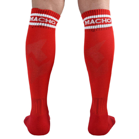 Macho Underwear Macho - Calcetines Largos Talla Unica Rojo