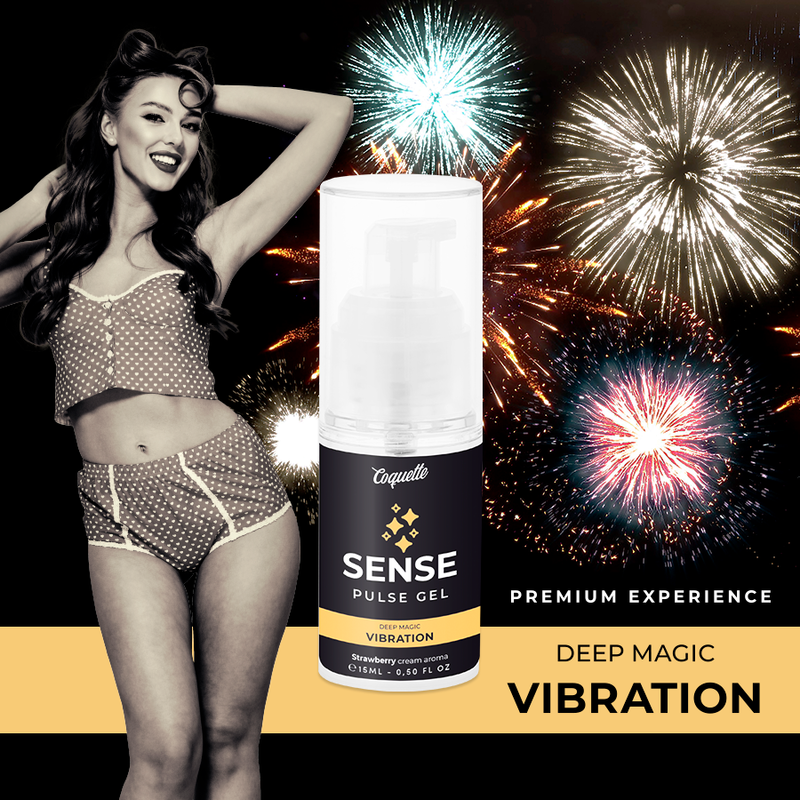 Coquette Cosmetics Coquette Chic Desire - Pulse Gel Strawberry Magic Vibration Premium 15Ml