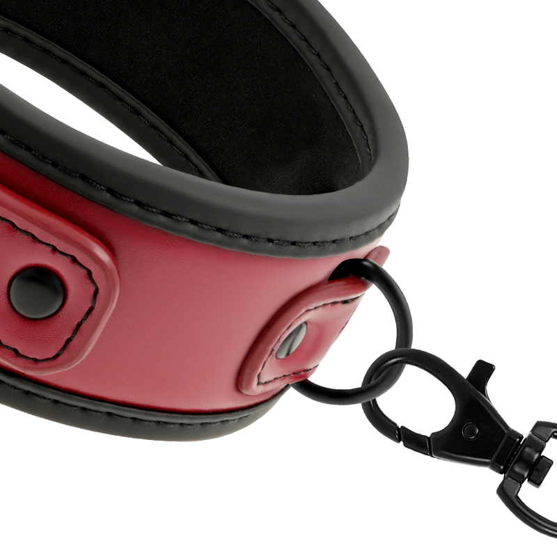 Fetish Submissive Dark Room Neoprene Lining Chain Necklace