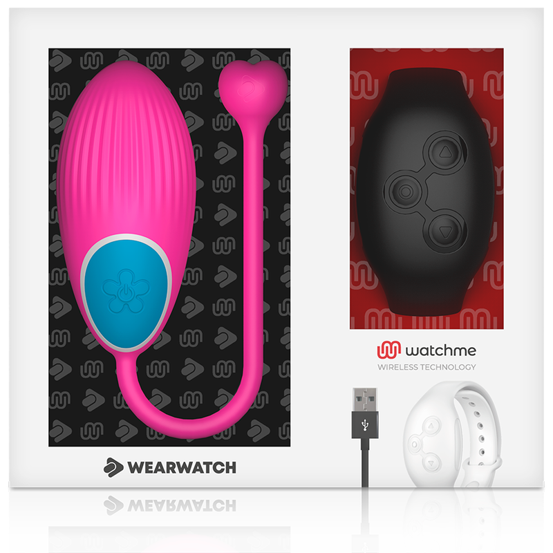 Wearwatch Watchme Technology Remote Control Egg Fuchsia / Jet