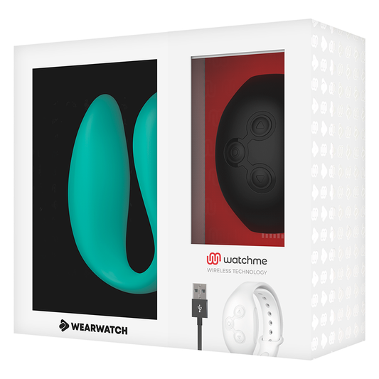 Wearwatch Dual Technology Vibrator Watchme Aquamarine / Jet