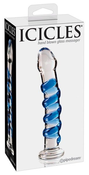 Dildo.dk Icicles No. 5 Glas Dildo