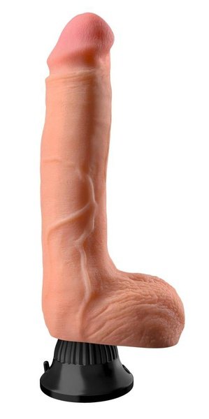 Dildo.dk Real Feel Deluxe No.7 Vibrator Dildo 23 Cm