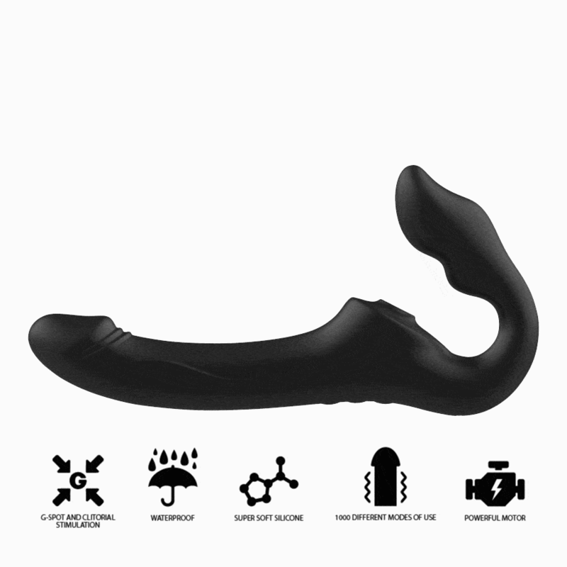 Dildo.dk Ibiza Fjernbetjent Vibrerende Premium Strap On