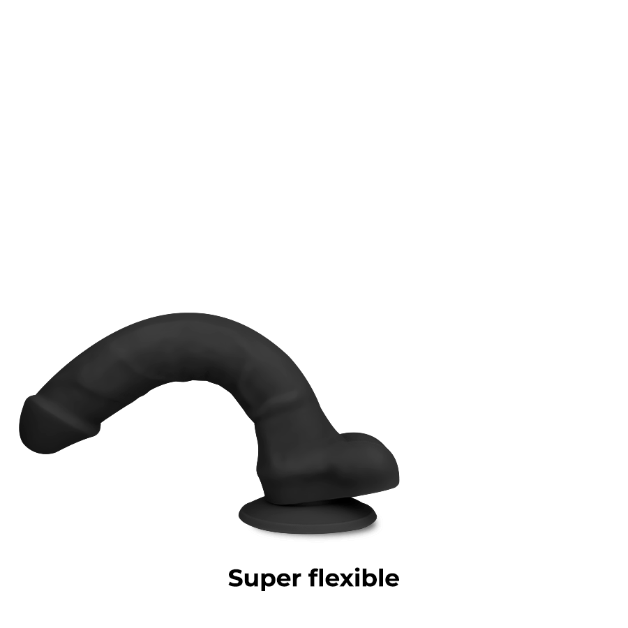 Dildo.dk Cock Miller Sort Dildo 13 Cm