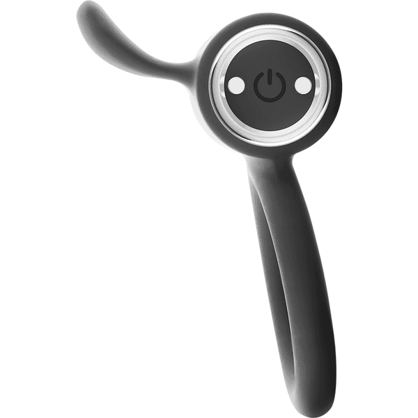 Dildo.dk Black & Silver Cameron Vibrator Penis Ring