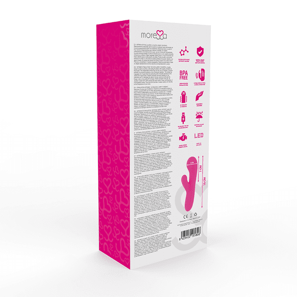 Dildo.dk Moressa Jerry Rabbit G-Punkt Og Klitoris Vibrator